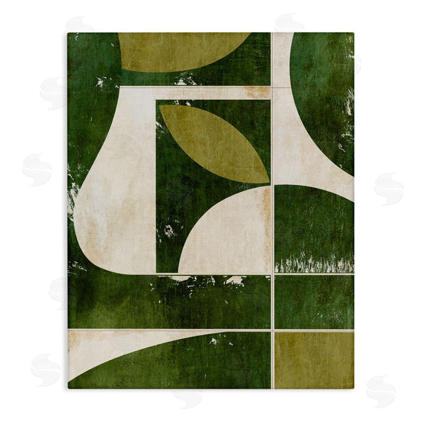 stupell industries Suzanne Nicoll | Earthy Green Tone Shapes