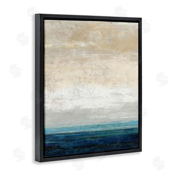 Stupell Industries Suzanne Nicoll | Flipped Sea Horizon Abstract Sand Sky Viewpoint Wall Art