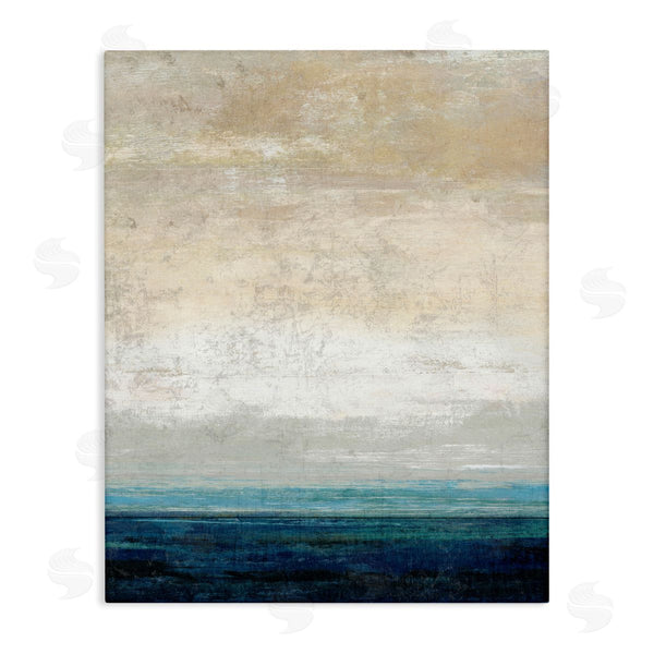 stupell industries Suzanne Nicoll | Flipped Sea Horizon Abstract Sand Sky Viewpoint Wall Art
