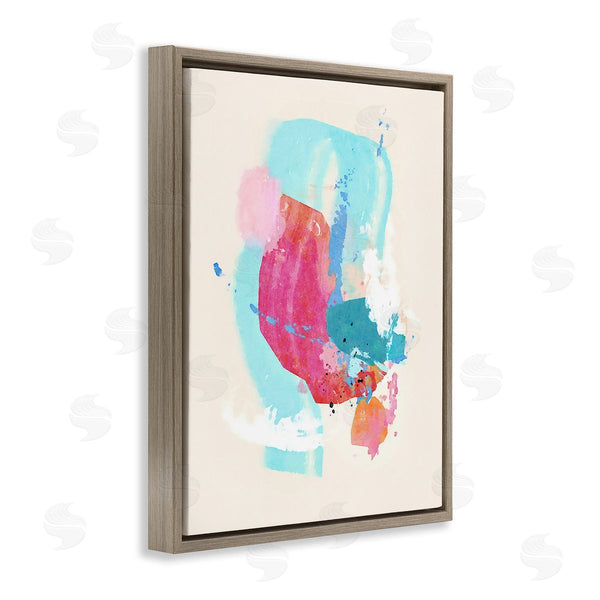 Stupell Industries Suzanne Nicoll | Fun Pink Abstract Strokes Wall Art