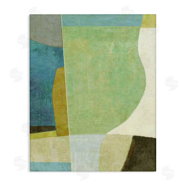 stupell industries Suzanne Nicoll | Green Geometric Collage