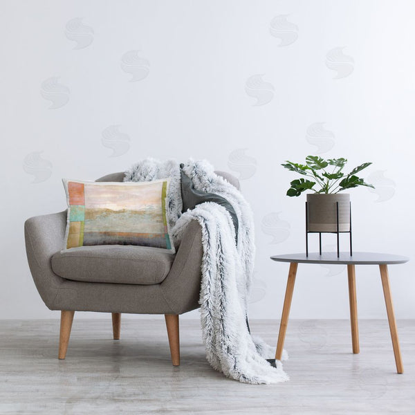 Stupell Industries Suzanne Nicoll | Landscape With Geometric Border