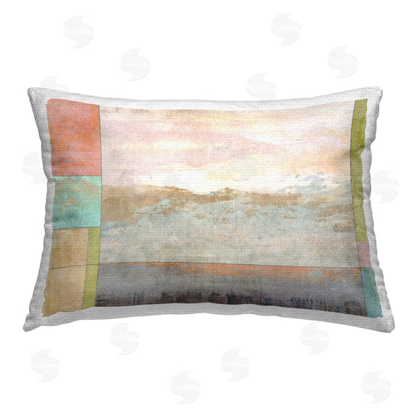 Stupell Industries Suzanne Nicoll | Landscape With Geometric Border
