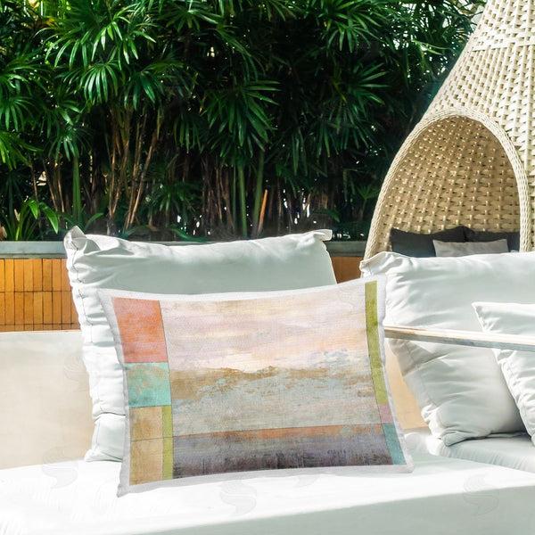 Stupell Industries Suzanne Nicoll | Landscape With Geometric Border