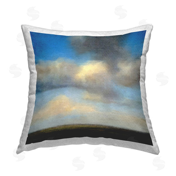 Stupell Industries Suzanne Nicoll | Looming Storm Clouds Printed Throw Pillow