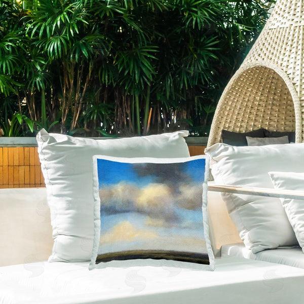 Stupell Industries Suzanne Nicoll | Looming Storm Clouds Printed Throw Pillow