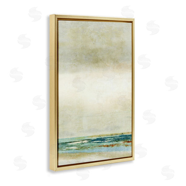 Stupell Industries Suzanne Nicoll | Neutral Beige Beach Abstraction
