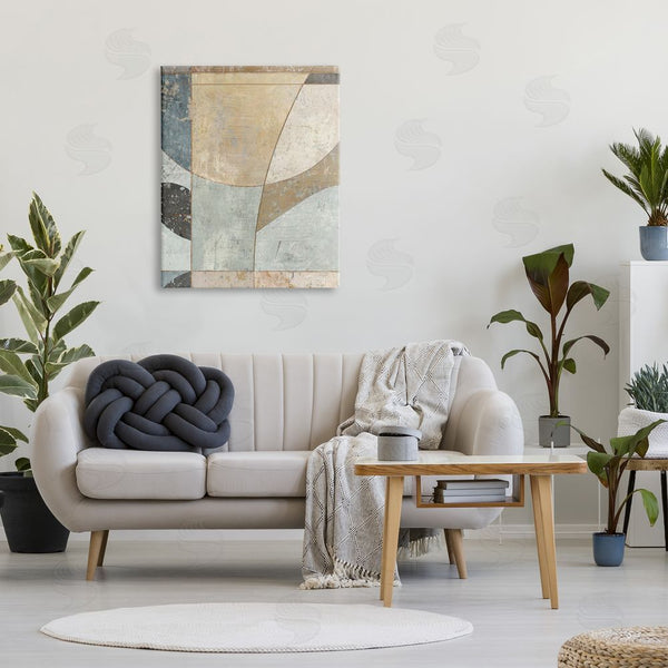 Stupell Industries Suzanne Nicoll | Neutral Tones Curved Shapes Wall Art