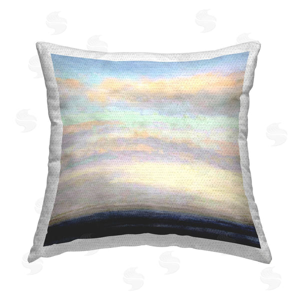 Stupell Industries Suzanne Nicoll | Ombre Pastel Sky Printed Throw Pillow