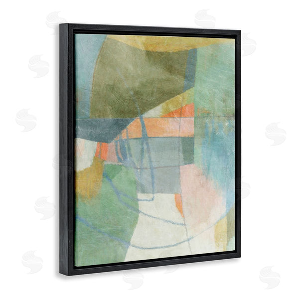 Stupell Industries Suzanne Nicoll | Pastel & Green Shapes
