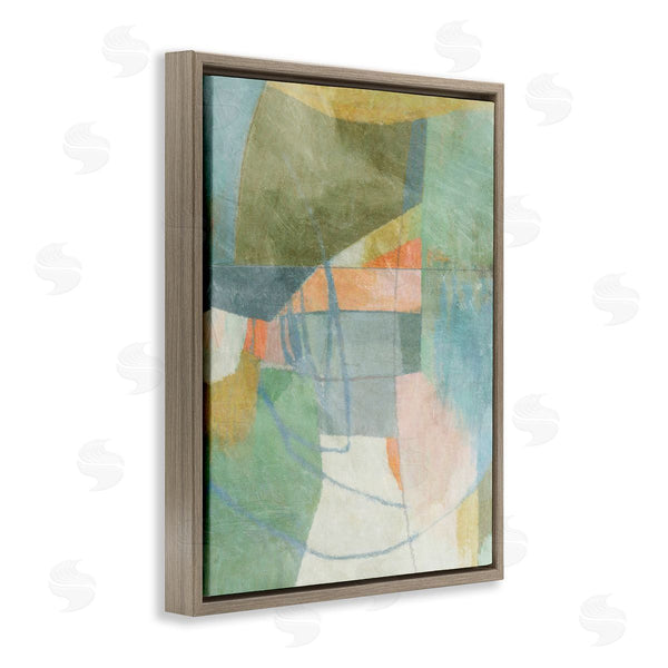 Stupell Industries Suzanne Nicoll | Pastel & Green Shapes