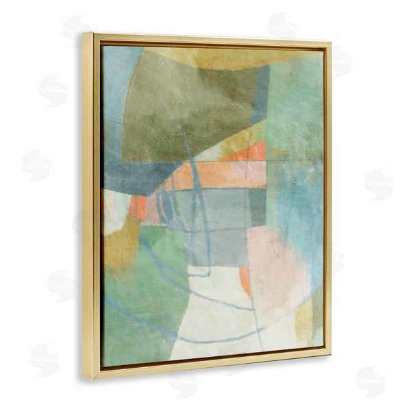 Stupell Industries Suzanne Nicoll | Pastel & Green Shapes