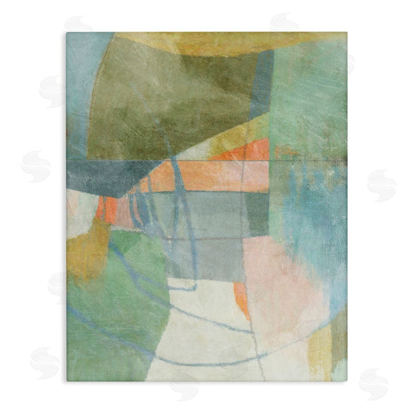 stupell industries Suzanne Nicoll | Pastel & Green Shapes