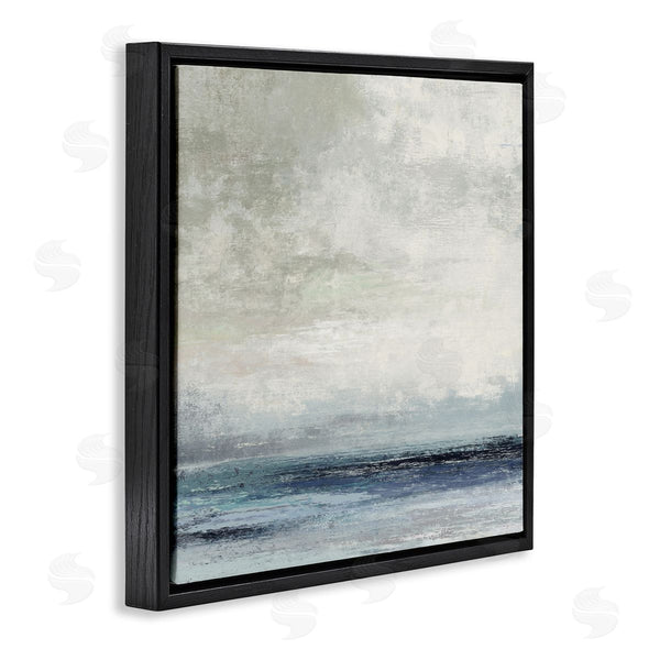 Stupell Industries Suzanne Nicoll | Rainy Sea Shoreline Abstract