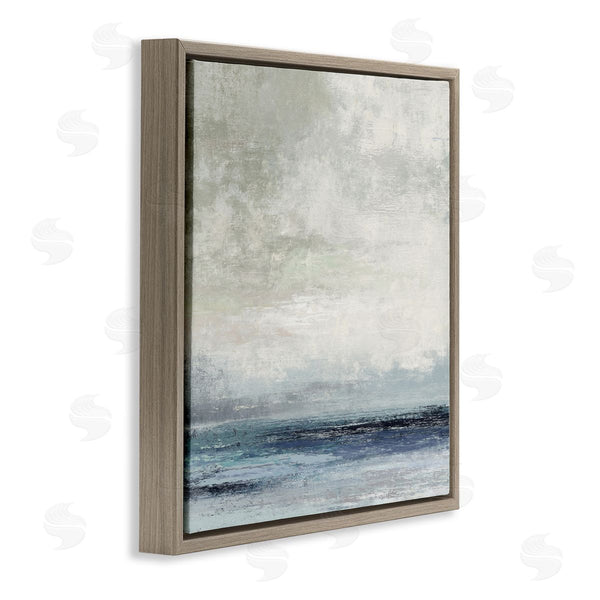 Stupell Industries Suzanne Nicoll | Rainy Sea Shoreline Abstract