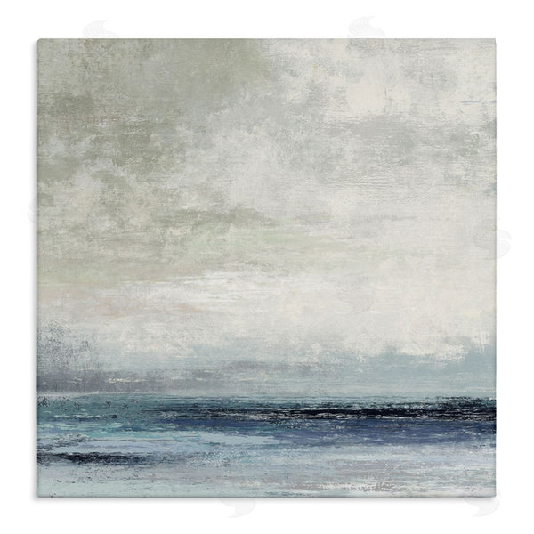stupell industries Suzanne Nicoll | Rainy Sea Shoreline Abstract