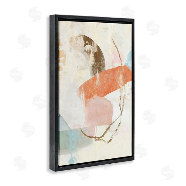 Stupell Industries Suzanne Nicoll | Rustic Abstract With Orange Accent
