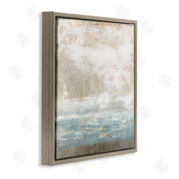 Stupell Industries Suzanne Nicoll | Rustic Blue Beige Ombre