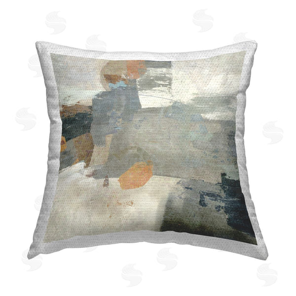 Stupell Industries Suzanne Nicoll | Rustic Neutral Tones Printed Throw Pillow
