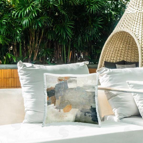 Stupell Industries Suzanne Nicoll | Rustic Neutral Tones Printed Throw Pillow