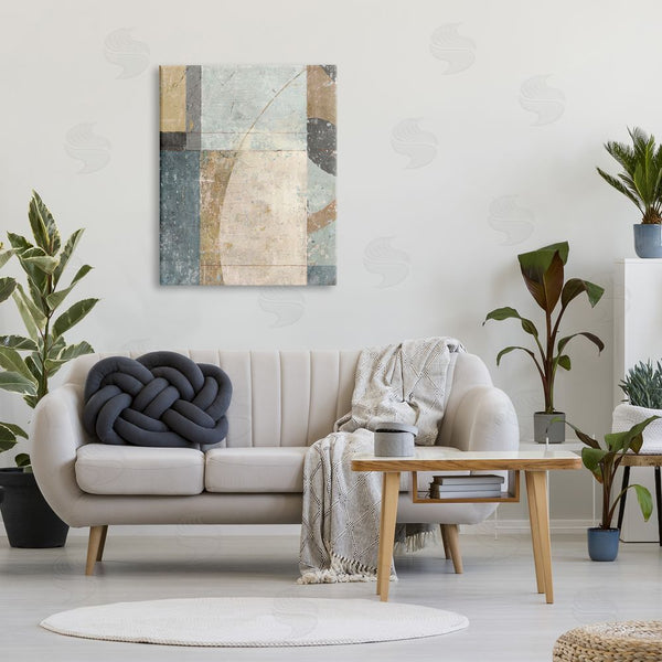 Stupell Industries Suzanne Nicoll | Weathered Geometric Shapes Wall Art