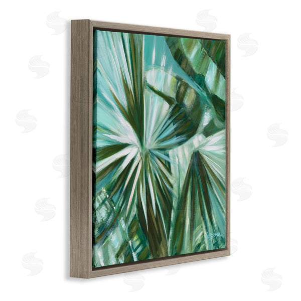 Stupell Industries Suzanne Wilkins | Tropical Plant Leaves Abstraction Wall Art