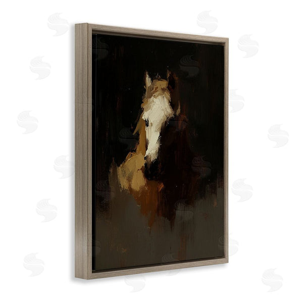 Stupell Industries Svetlana Aleynikova | Abstract Rider Horse Illusion Wall Art