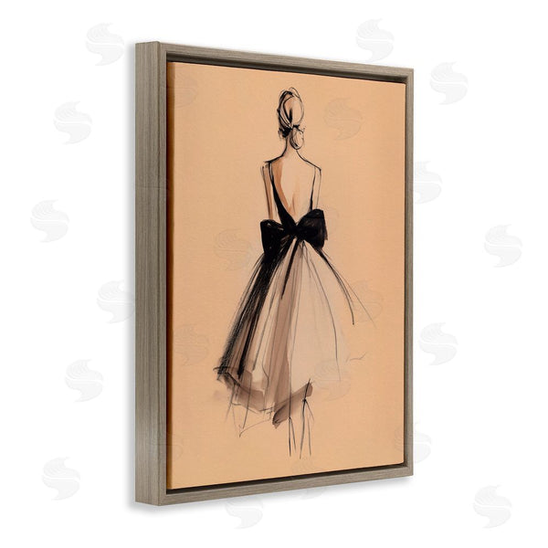 Stupell Industries Svetlana Aleynikova | Back With A Bow Dress