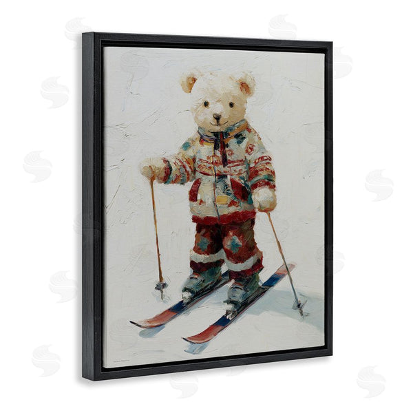 Stupell Industries Svetlana Aleynikova | Bear On Skiing Adventure Wall Art