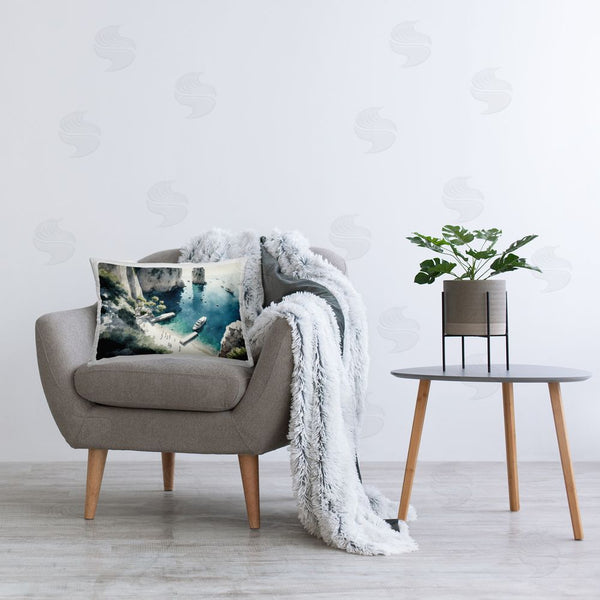 Stupell Industries Svetlana Aleynikova | Boats On Rocky Shore