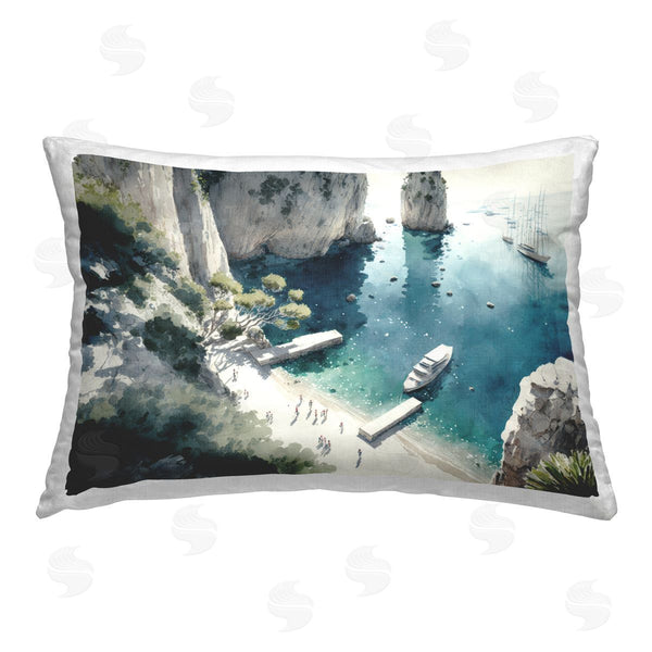 stupell industries Svetlana Aleynikova | Boats on Rocky Shore