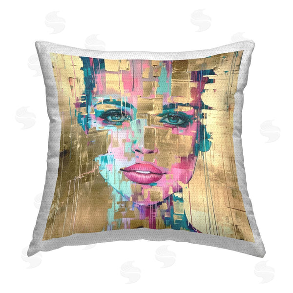 Stupell Industries Svetlana Aleynikova | Bold Hued Radiance Printed Throw Pillow