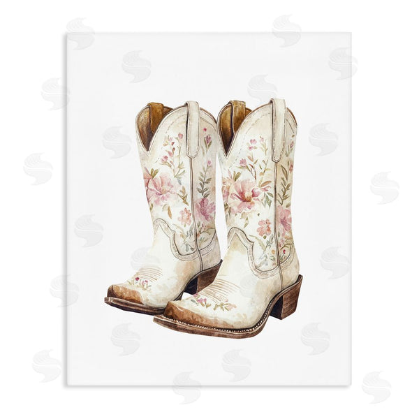 stupell industries Svetlana Aleynikova | Boots in Bloom Wall Art