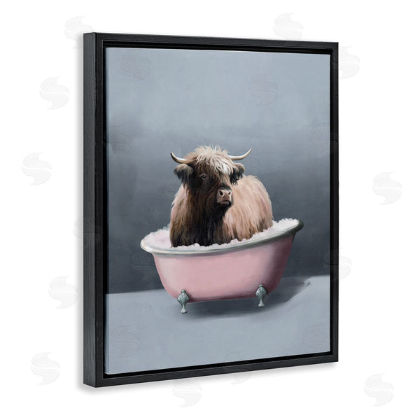 Stupell Industries Svetlana Aleynikova | Buffalo In Pink Tub