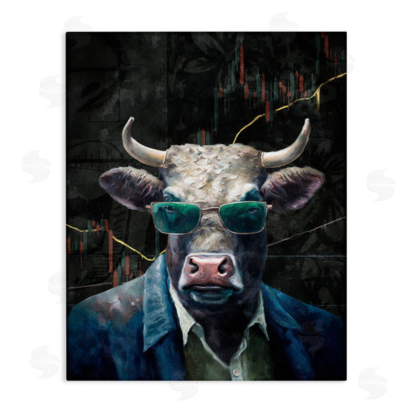 stupell industries Svetlana Aleynikova | Bull in Sunglasses