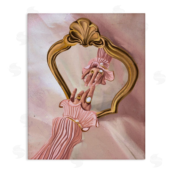 stupell industries Svetlana Aleynikova | Chic Hand Mirror Reflection