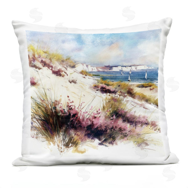 Stupell Industries Svetlana Aleynikova | Cliffs And Waters View Throw Pillow