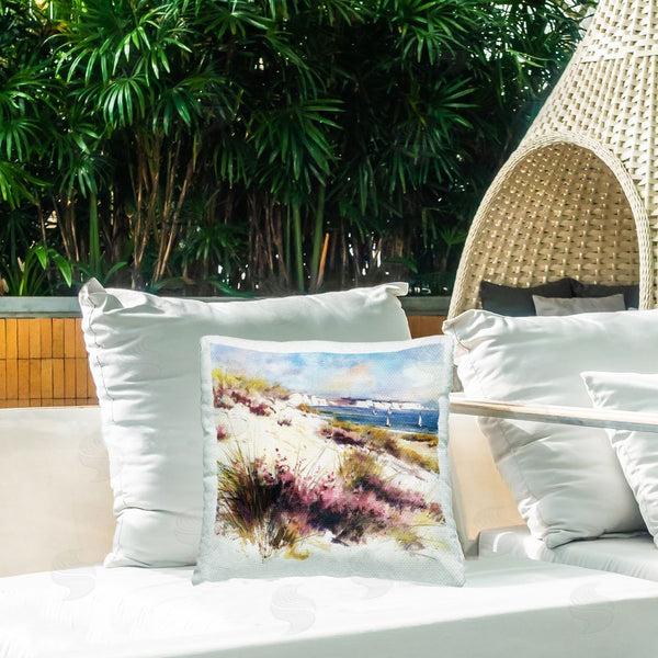 Stupell Industries Svetlana Aleynikova | Cliffs And Waters View Throw Pillow