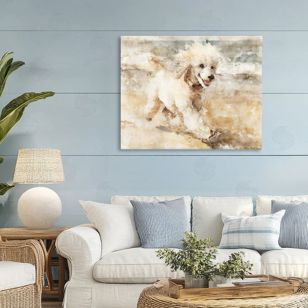 Stupell Industries Svetlana Aleynikova | Coastal Breeze & Poodle Wall Art