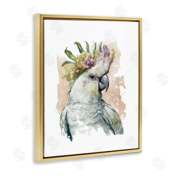 Stupell Industries Svetlana Aleynikova | Cockatiel With Pink Flower