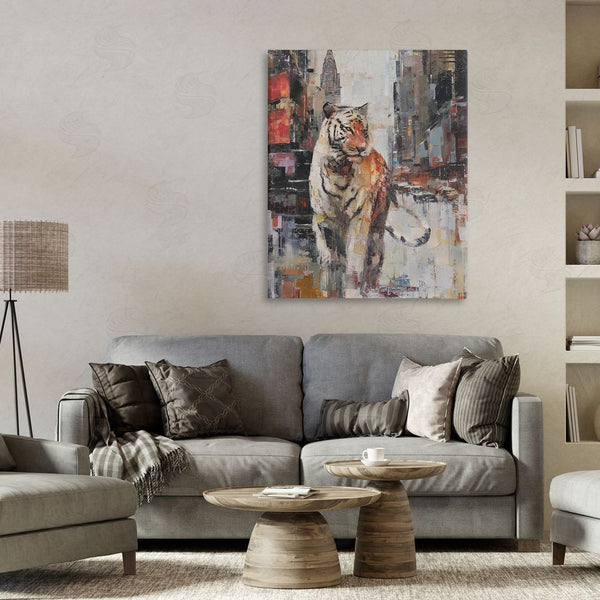 Stupell Industries Svetlana Aleynikova | Concrete Predator Roaming City Wall Art