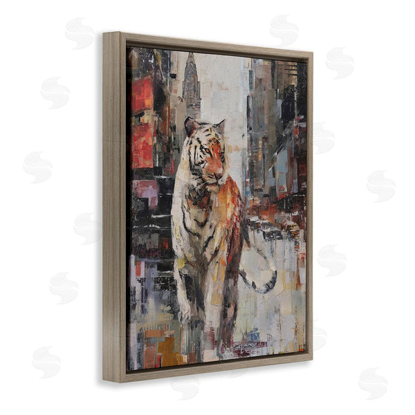 Stupell Industries Svetlana Aleynikova | Concrete Predator Roaming City Wall Art