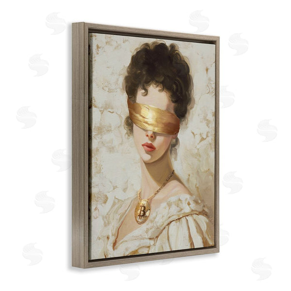 Stupell Industries Svetlana Aleynikova | Crypto Veil Portrait Wall Art