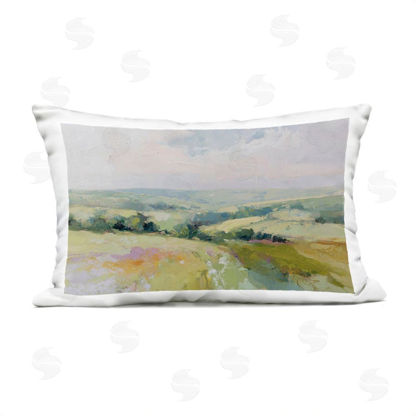 Stupell Industries Svetlana Aleynikova | Endless Green Hills Throw Pillow