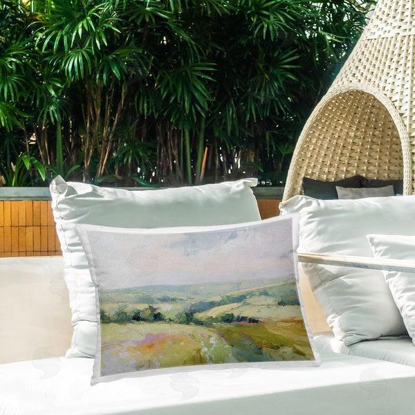 Stupell Industries Svetlana Aleynikova | Endless Green Hills Throw Pillow