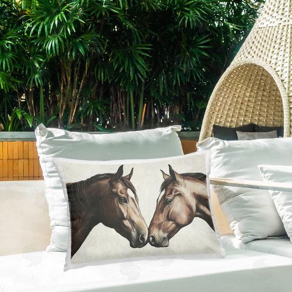 Stupell Industries Svetlana Aleynikova | Equine Companions Pair Throw Pillow