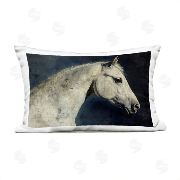 Stupell Industries Svetlana Aleynikova | Equine On The Blue Night Throw Pillow