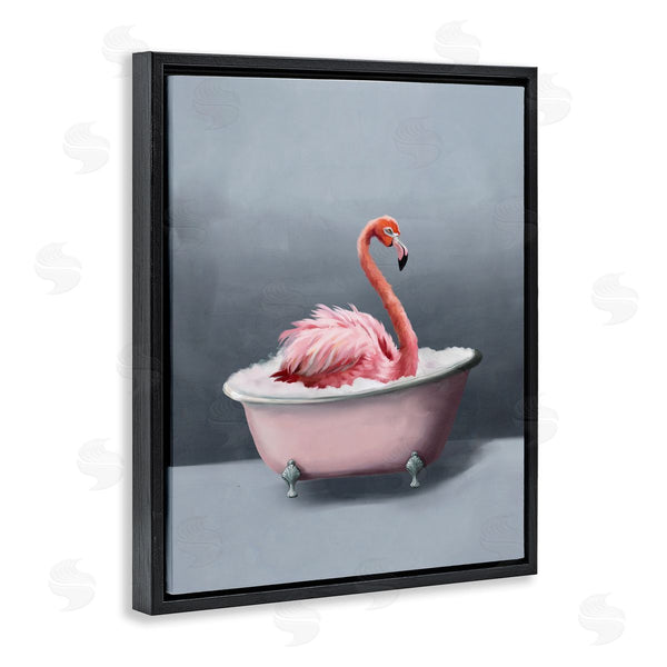 Stupell Industries Svetlana Aleynikova | Flamingo In Bathtub