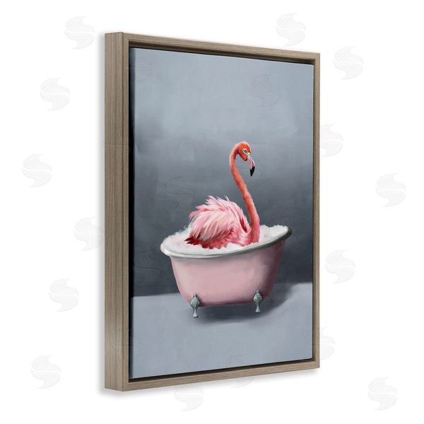 Stupell Industries Svetlana Aleynikova | Flamingo In Bathtub