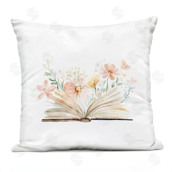 Stupell Industries Svetlana Aleynikova | Floral Flourishing Words Throw Pillow